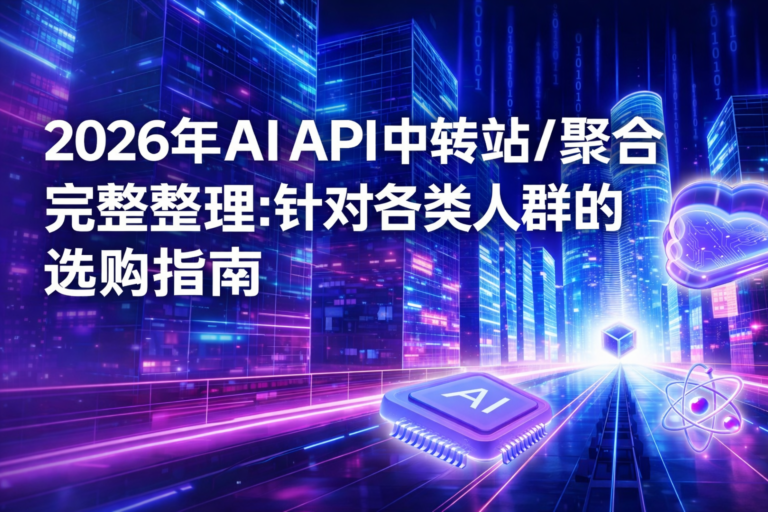 AI API中转站选购